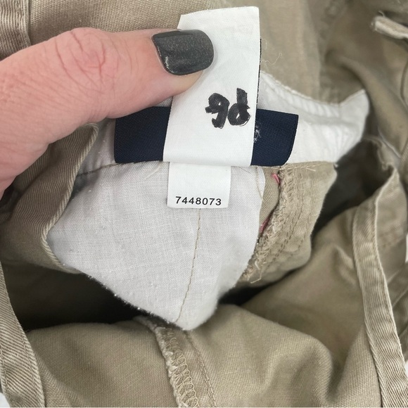 OSHKOSH B’GOSH Baby Vintage Khaki Shorts Overalls size: 3-6 Months - Picture 5 of 7